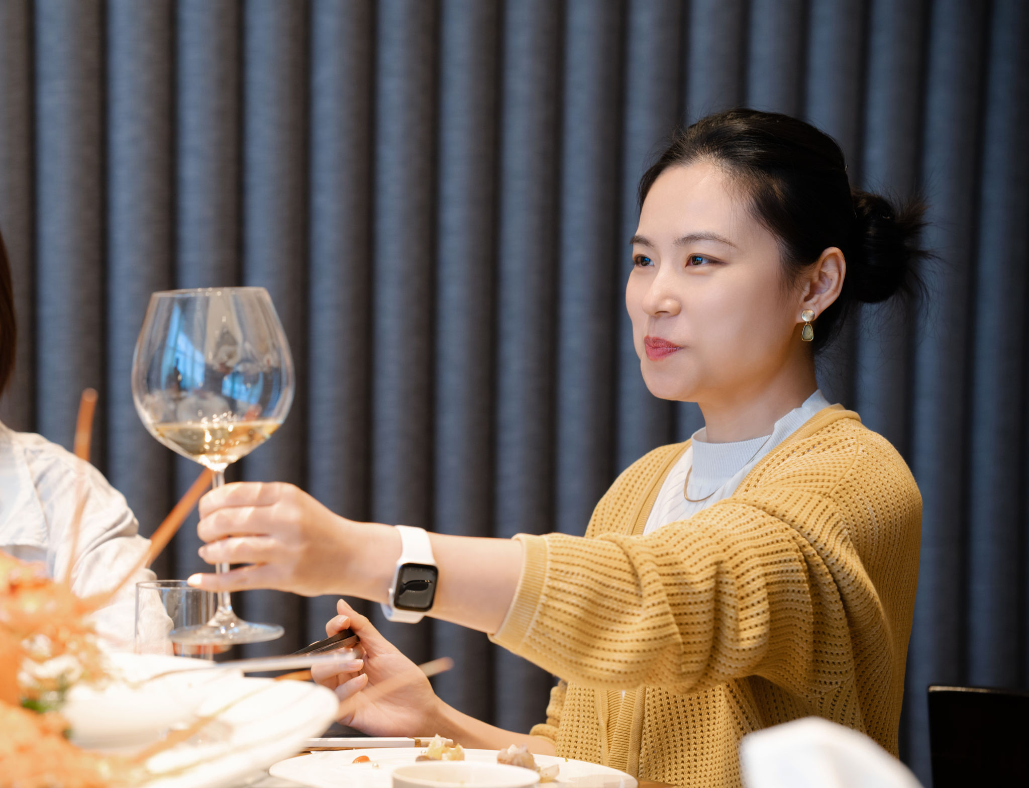 happy dinner party