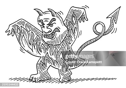 Devil Costume Figure Drawing Devil Costume Figure Drawing