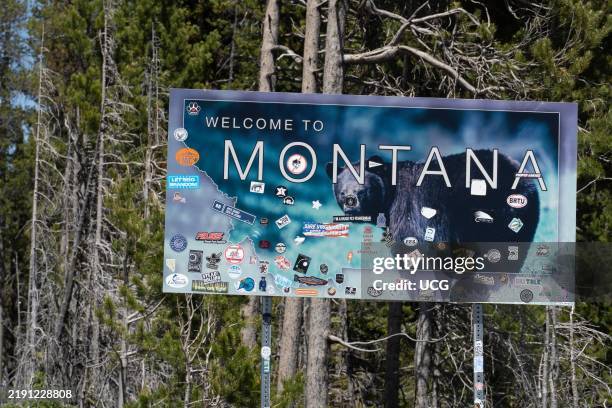 Mt. Sign Welcome To Montana Sign America's Most Notable Road Signs Traffic