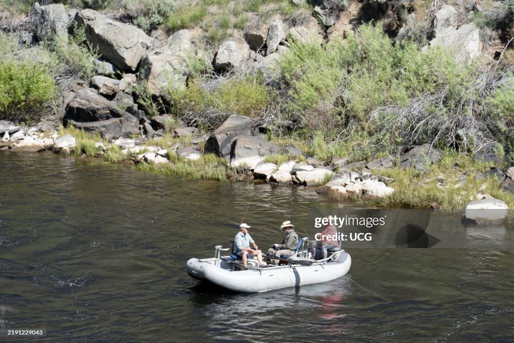 Fishers on the Big Hole River, Montana