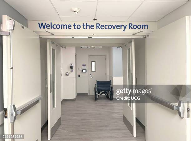 Recovery Room Lettering The recovery room in a hospital for outpatient procedures is where ...