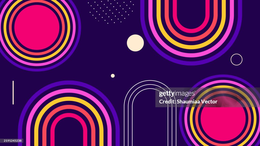 Abstract liquid background in pop art style. Retro 70s style. Design Template For ads, Banner, Poster, Cover, Web, Brochure, Wallpaper, and flyer.