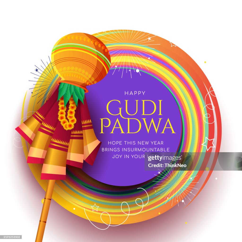 Happy Gudi Padwa Festival Greeting.