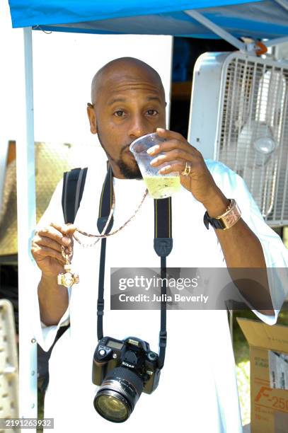Photographer J. Lash on the set of Webbie's Bad Bitch music video on May 16, 2005 in Miami, Florida.