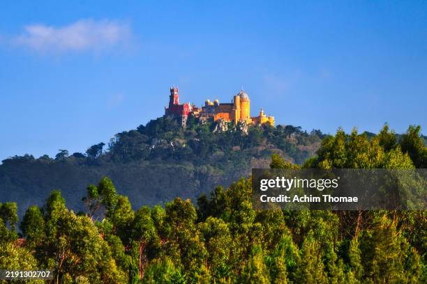 palacio da pena, sintra, portugal, europe - achim hill stock pictures, royalty-free photos & images