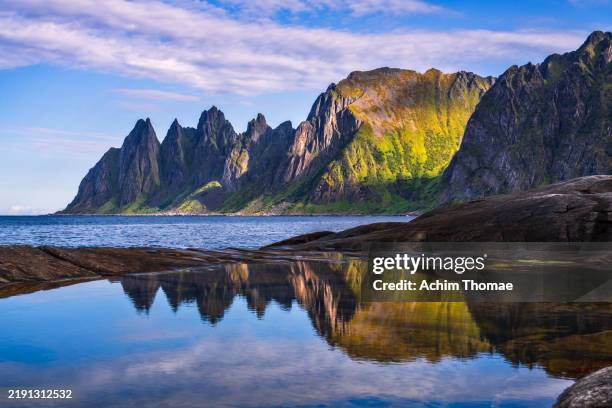 senja island, norway, europe - scandinavia stock pictures, royalty-free photos & images