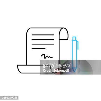 Agreement Two Color Line Icon with Editable Stroke. The Icon is suitable for web design, mobile apps, UI, UX, and GUI design. Agreement Two Color Line Icon with Editable Stroke. The Icon is suitable for web design, mobile apps, UI, UX, and GUI design.