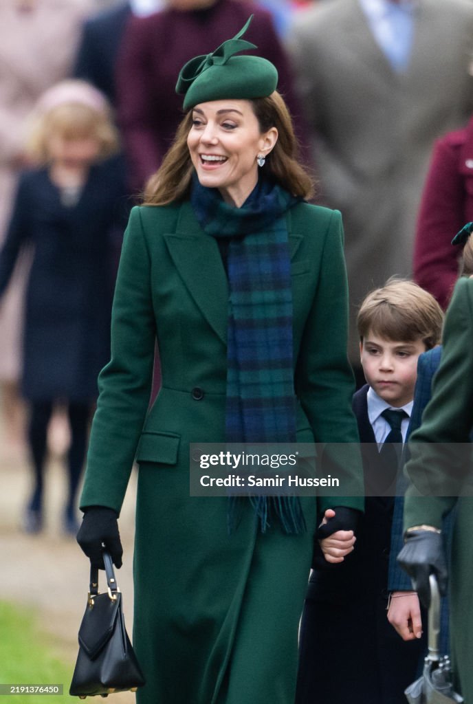 The British Royal Family Attend The Christmas Morning Service