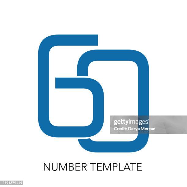 number 60.anniversary stock illustration. number template design vector illustration. - 60th anniversary stock illustrations