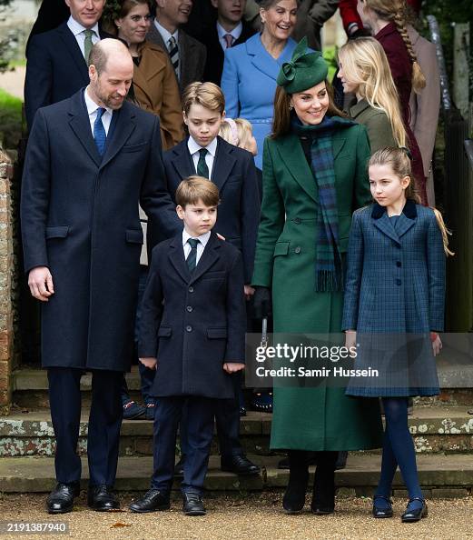 The British Royal Family Attend The Christmas Morning Service The British Royal Family Attend The Christmas Morning Service