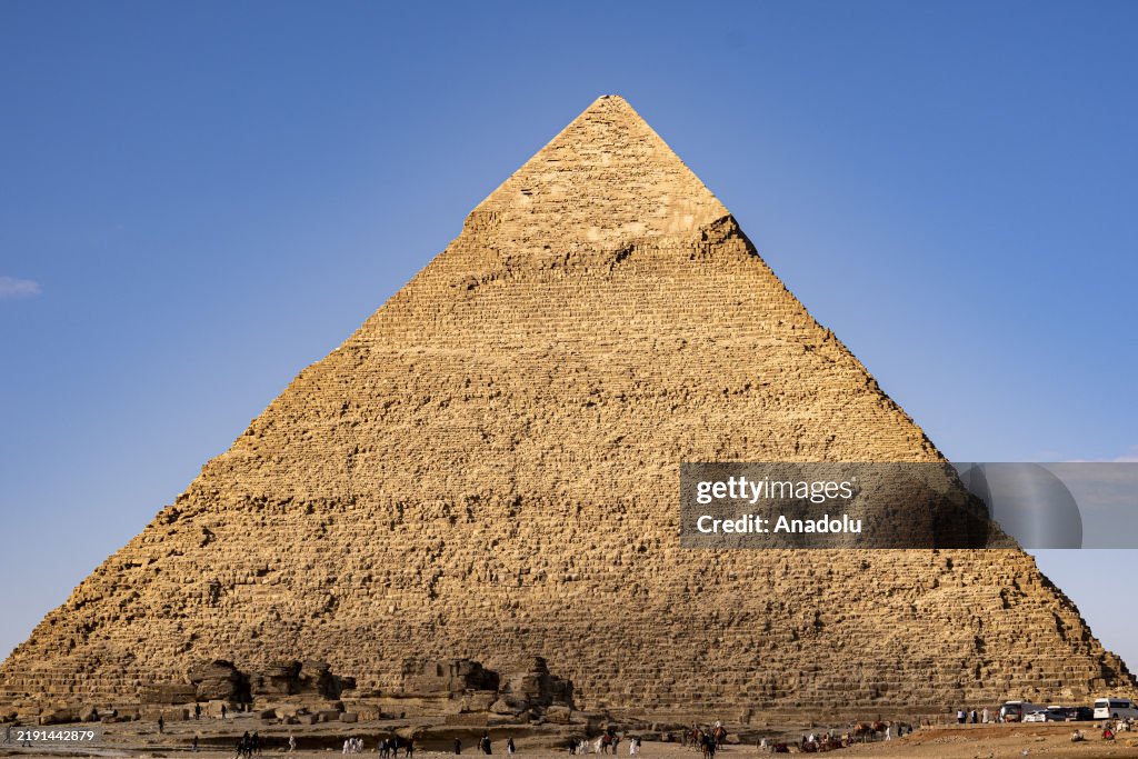 Tourist attraction in Egypt: Pyramids of Giza