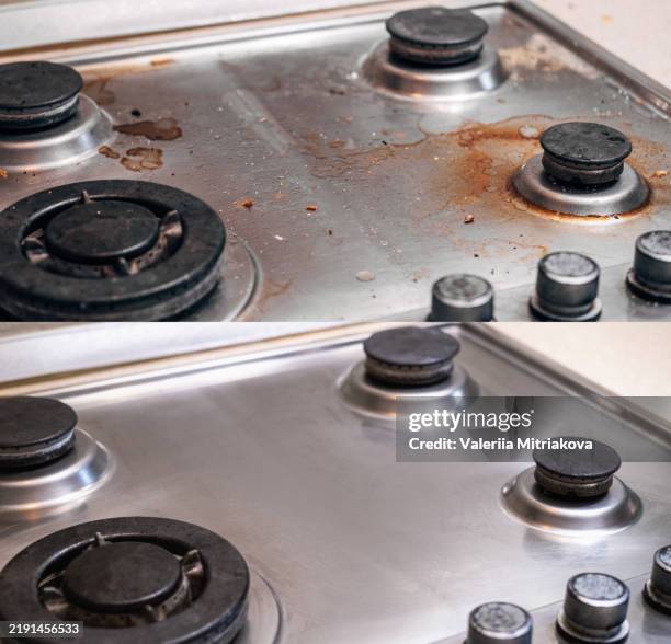 before and after cleaning