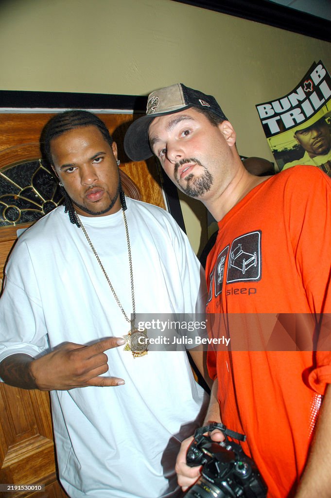 Houston Rapper Pcp Rapper Slim Thug and journalist Matt Sonzala in Houston, Texas on ...