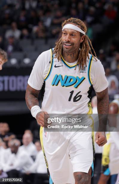 James Johnson of the Indiana Pacers looks on during the game against the Sacramento Kings on December 22, 2024 at Golden 1 Center in Sacramento,...