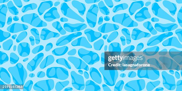 Seamless Water Reflection Vector Pattern Seamless Water Reflection Vector Pattern