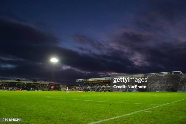 General view of the ground during the Vanarama National League match between Hartlepool United and Oldham Athletic at Victoria Park in Hartlepool,...