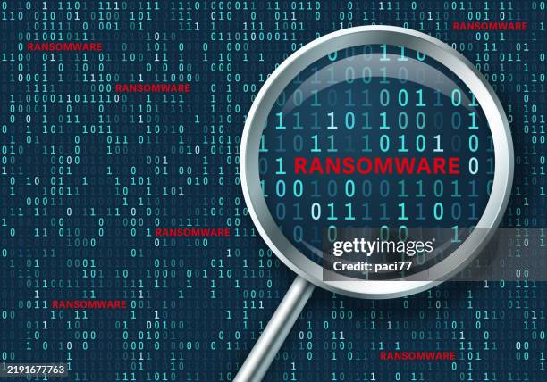 Ransomware Concept Cyber Attack And Internet Data Security Concept High ...