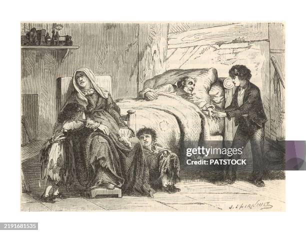death of abraham lincoln's father. - black civil rights stock pictures, royalty-free photos & images