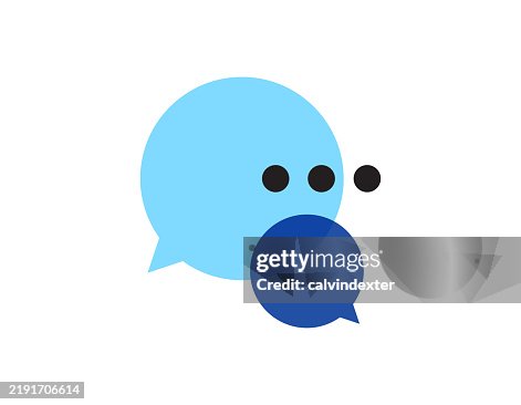 Online messaging icon design Online messaging icon design