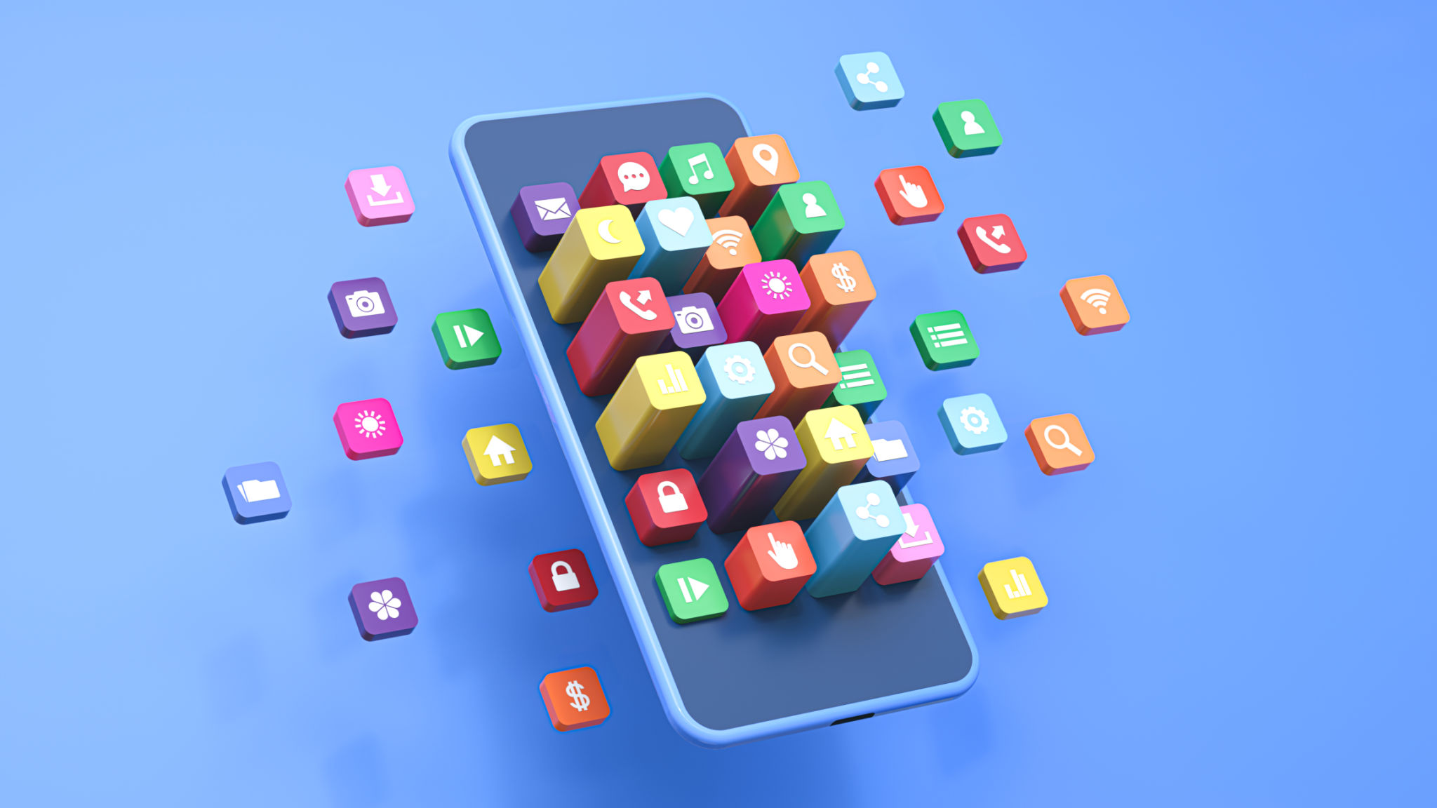 app icons on phone