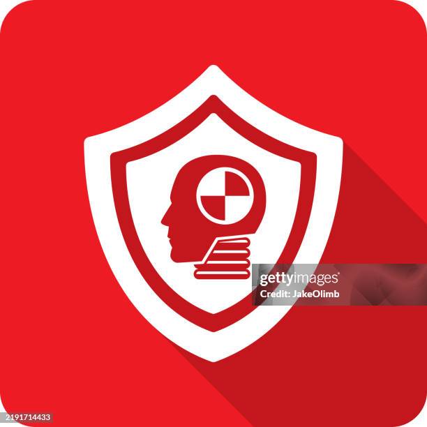 shield crash test dummy icon silhouette 2 - crash dummy stock illustrations