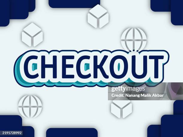 checkout editable text effect. text can be changed. - counter background stock illustrations