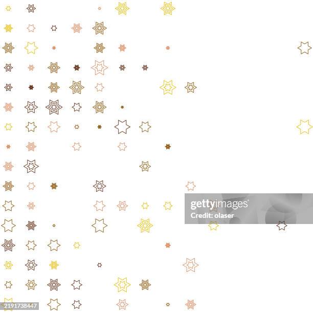 scattered stars with a gradient effect. - star pattern stock illustrations