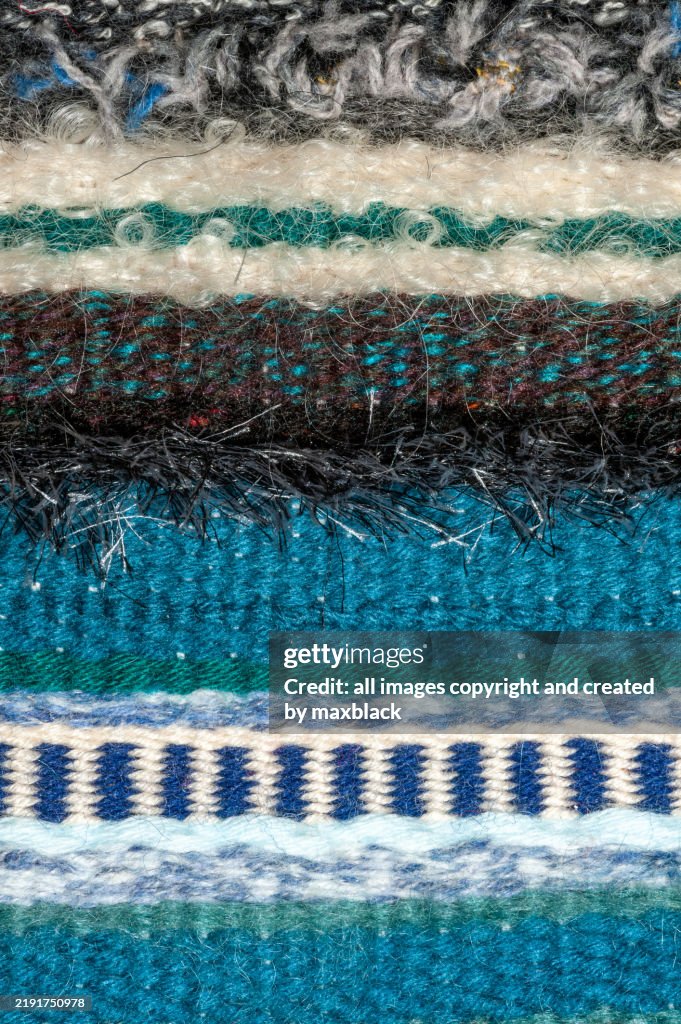 Woven thread-wall hanging