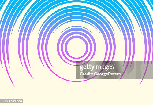 Circle shape frame with concentric rings Circle shape frame with concentric rings