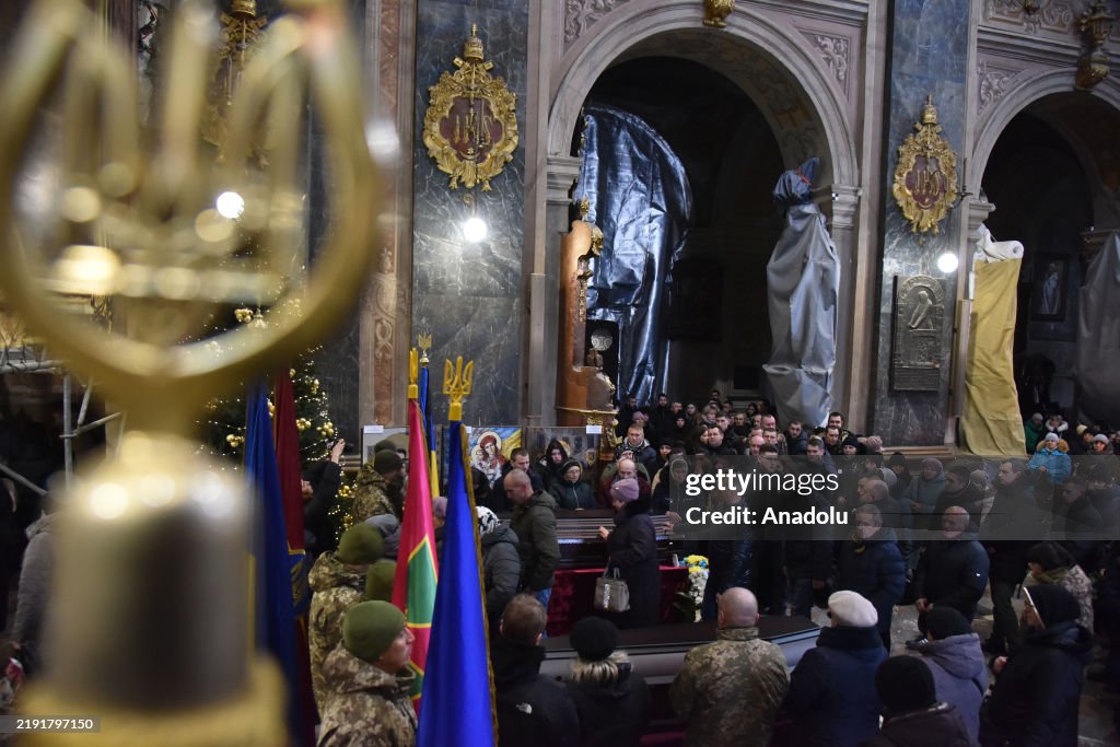 Funeral service in Lviv for Ukrainian soldiers lost their lives in Russia-Ukraine war