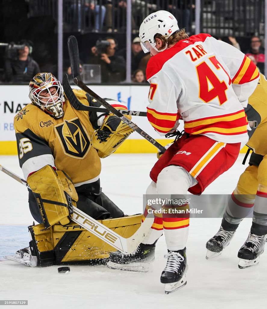 Calgary Flames v Vegas Golden Knights