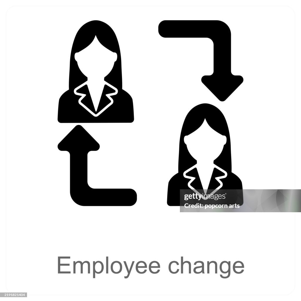 Employe Change Employee Change High-Res Vector Graphic - Getty Images