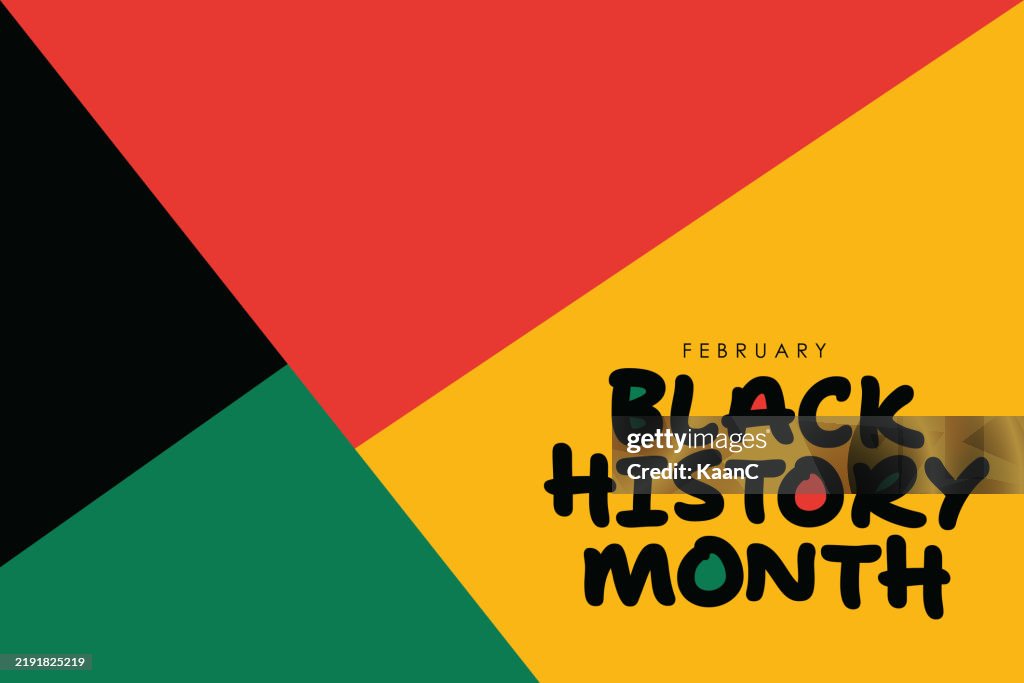 Black history month celebrate. Vector illustration design graphic Black history month stock illustration