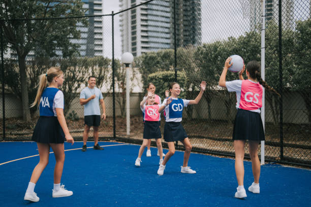 Netbol 459 Girl Playing Netball Stock Photos, High-Res Pictures, and Images ...
