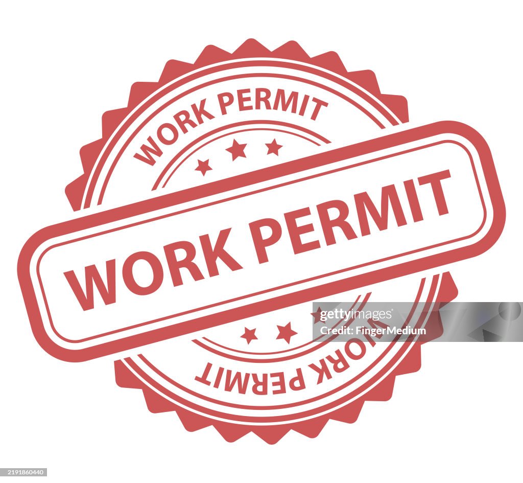 Workcomp Stamp Work Permit Rubber Seal Stamp High-Res Vector Graphic - Getty Images