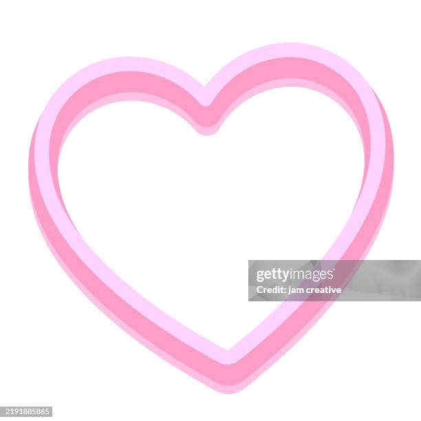 sweet pink radiant heart - glow sticks background stock illustrations