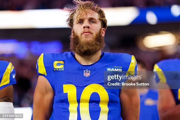 Cooper Rams Wide receiver Cooper Kupp of the Los Angeles Rams stands on the... News ...