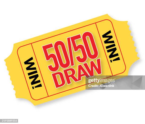 5th Raffle 50 50 Raffle Draw Ticket For Charity Or Fundraising Event Template High ...