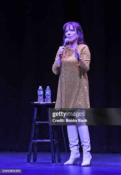 Maureen Langan performs at Mayo Performing Arts Center on January 4, 2025 in Morristown, New Jersey.