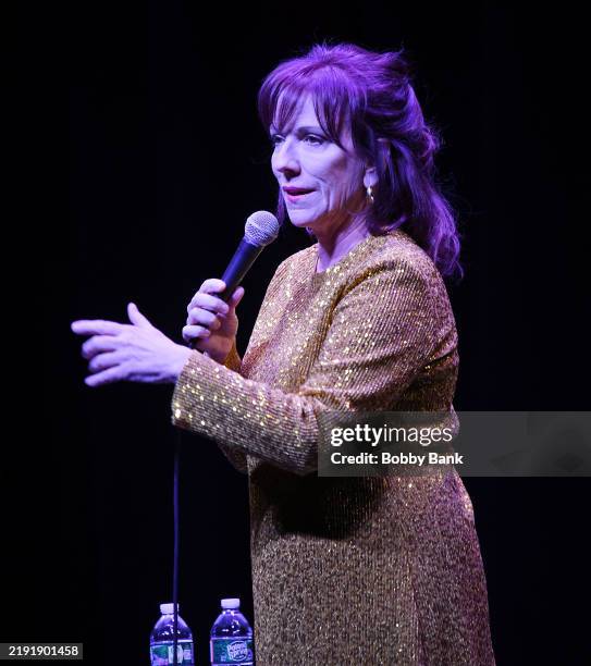 Maureen Langan performs at Mayo Performing Arts Center on January 4, 2025 in Morristown, New Jersey.
