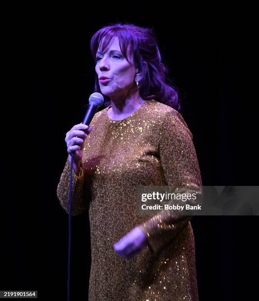 Maureen Langan performs at Mayo Performing Arts Center on January 4, 2025 in Morristown, New Jersey.