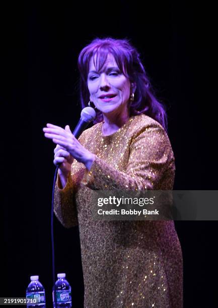 Maureen Langan performs at Mayo Performing Arts Center on January 4, 2025 in Morristown, New Jersey.