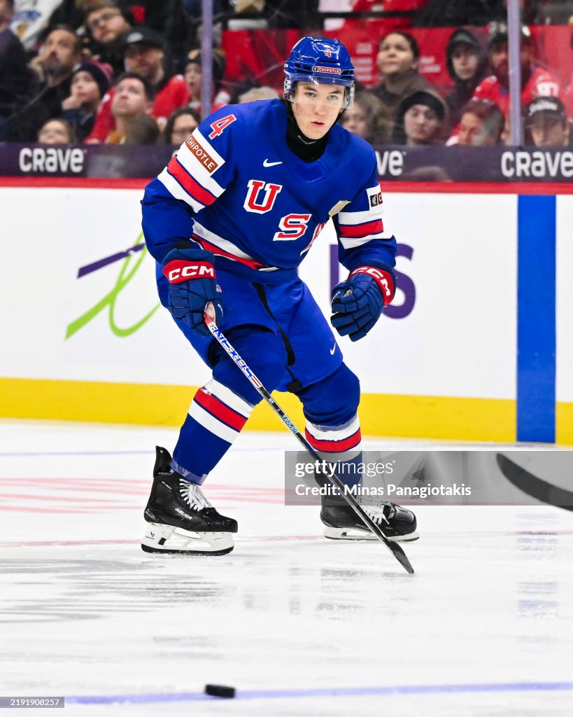 Colin Ralphs Colin Ralph of Team USA skates in the third period against Team... News ...