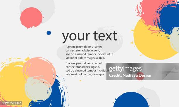 grunge circle shape paint brush stroke vector design. - road dust cloud stock illustrations