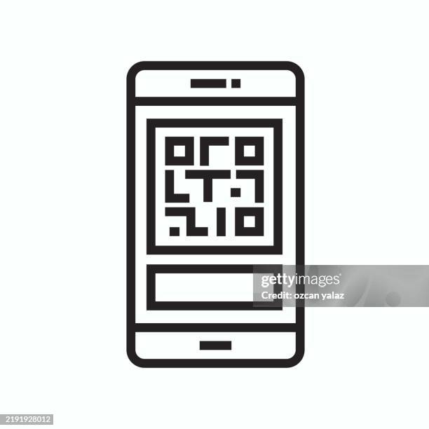 e-commerce related line icon. editable stroke - mall security stock illustrations