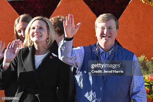 Miss Reeves Mississippi Governor Tate Reeves and his wife Elee Reeves participate ...