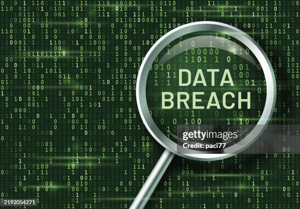 data breach concept. - cyber warfare stock illustrations