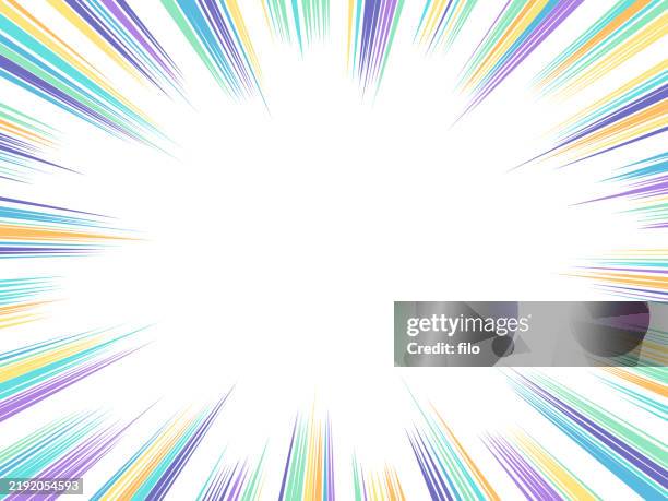 pastel easter comic explosion excitement background - late spring stock illustrations