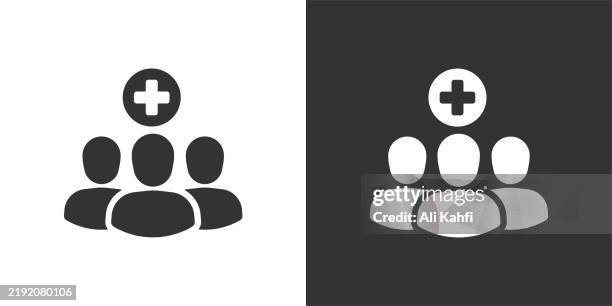 gesundheitswesen glyphe solides symbol. schwarz-weiß-icon-serie. perfekte pixelisolierung auf weißem und schwarzem hintergrund - kindness stock-grafiken, -clipart, -cartoons und -symbole
