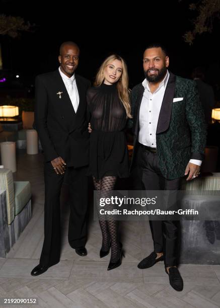 Yashee Mathur Vas Morgan Paris Jackson and host of the party Jas Mathur are seen ...